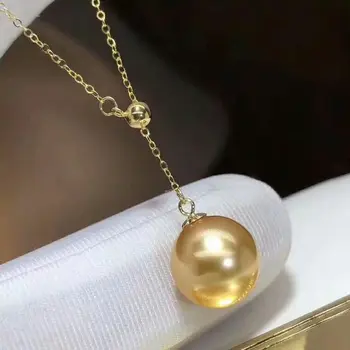 shilovem 18k yellow gold real Natural yellow freshwater pearls pendants fine Jewelry women trendy new gift yzz10-10.5009zz 
shilovem 18k yellow gold real Natural yellow freshwater pearls pendants fine Jewelry women trendy new gift yzz10-10.5009zz