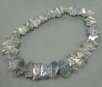 15.5inch/strand Big Crystal Pillar Finish White AB Crystal Point Pendants Wholesale Mystic Titanium Necklace Crafts Supplier
15.5inch/strand Big Crystal Pillar Finish White AB Crystal Point Pendants Wholesale Mystic Titanium Necklace Crafts Supplier