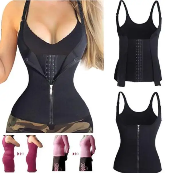 Corset Back Shoulder Strap Waist Trainer Slimming Belt Women Zipper Hook Body Shaper Waist Cincher Slimming Shaper Machine
Corset Back Shoulder Strap Waist Trainer Slimming Belt Women Zipper Hook Body Shaper Waist Cincher Slimming Shaper Machine