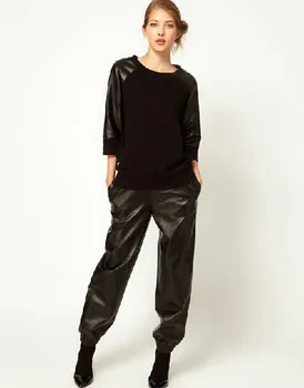 Wide Leg Pants Vadim European Elastic Waist Mid Polyester And American Real 2019 New Style Women Casual Pu Loose Leather Pants
Wide Leg Pants Vadim European Elastic Waist Mid Polyester And American Real 2019 New Style Women Casual Pu Loose Leather Pants