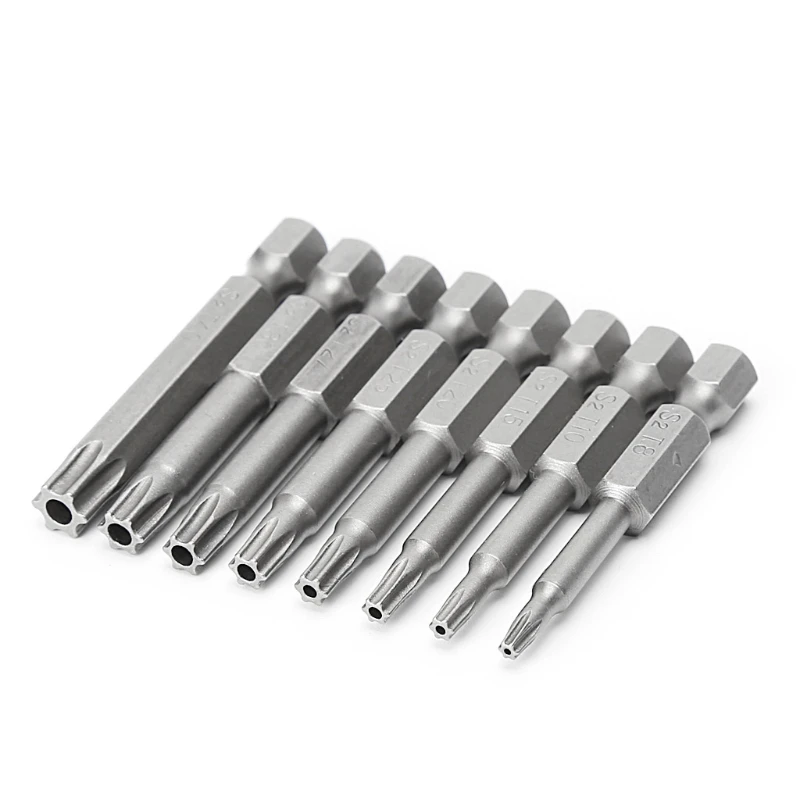 8Pcs 1/4 Inch Magnetic Pentacle Star Head Screwdriver Bits Electric Screwdriver Bit Hand Tools 50mm Length
8Pcs 1/4 Inch Magnetic Pentacle Star Head Screwdriver Bits Electric Screwdriver Bit Hand Tools 50mm Length