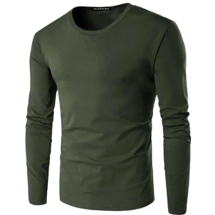 High quality HOT SELL New Fashion Brand Men T Shirt Men Cotton T-Shirt Casual Clothes Solid Color Long Sleeve Slim Fit T Shirt
High quality HOT SELL New Fashion Brand Men T Shirt Men Cotton T-Shirt Casual Clothes Solid Color Long Sleeve Slim Fit T Shirt