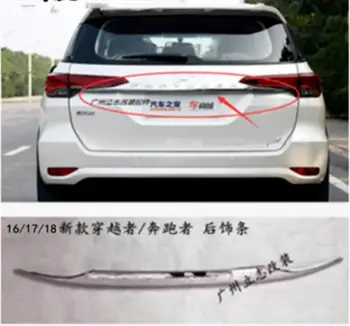 ABS Chrome Rear Trunk Door Lid Tail gate Cover Trims For Toyota Fortuner 2016 2017 2018 2019 BY EMS
ABS Chrome Rear Trunk Door Lid Tail gate Cover Trims For Toyota Fortuner 2016 2017 2018 2019 BY EMS