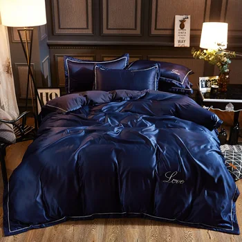 Summer Smooth Washed Silk Sheet Pillowcase Duvet Cover Set Embroidered Solid Style Bedding Set Home Bed Decoration
Summer Smooth Washed Silk Sheet Pillowcase Duvet Cover Set Embroidered Solid Style Bedding Set Home Bed Decoration