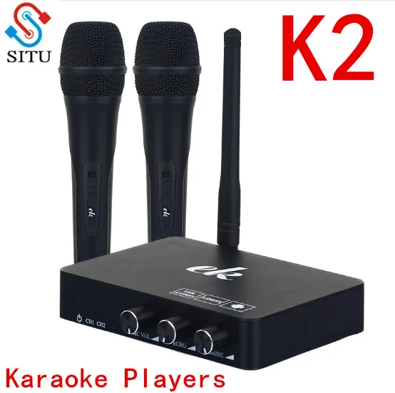 Handheld Wireless Karaoke Microphone Karaoke player Home Karaoke Echo Mixer System Digital Sound Audio Mixer Singing Machine K2
Handheld Wireless Karaoke Microphone Karaoke player Home Karaoke Echo Mixer System Digital Sound Audio Mixer Singing Machine K2