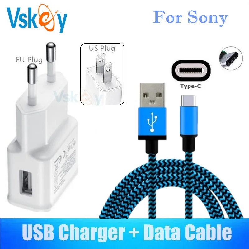 VSKEY 2A Wall Travel Charger For Sony Xperia L1 L2 XA1 XA2 Ultra XZ2 Premium XZ1 XZ3 XZS Ultra USB Type C Sync Data Cable
VSKEY 2A Wall Travel Charger For Sony Xperia L1 L2 XA1 XA2 Ultra XZ2 Premium XZ1 XZ3 XZS Ultra USB Type C Sync Data Cable