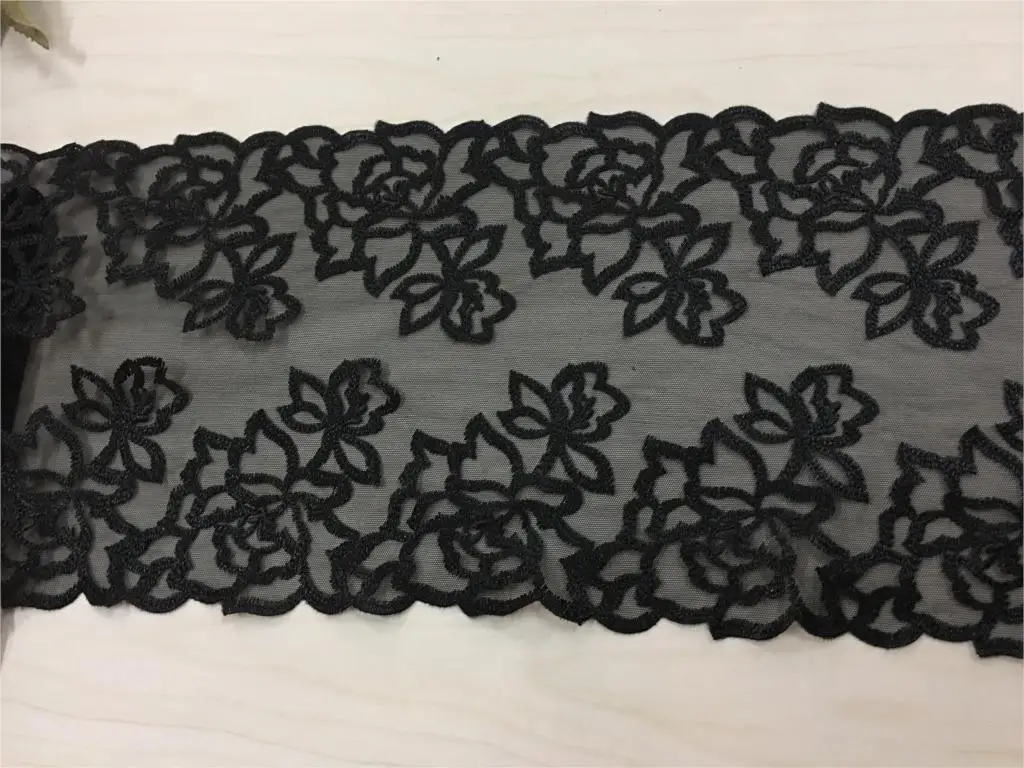 Exquisite double embroidery lace 2 colors mesh embroidery lace lace diy decorative accessories lace Wide: about 18CM
Exquisite double embroidery lace 2 colors mesh embroidery lace lace diy decorative accessories lace Wide: about 18CM