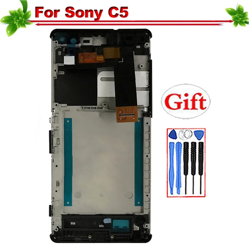 With Frame for Sony Xperia C5 Ultra E5506 E5533 E5563 E5553 LCD Display Touch Screen Digitizer Full Assembly Replacement 6.0
With Frame for Sony Xperia C5 Ultra E5506 E5533 E5563 E5553 LCD Display Touch Screen Digitizer Full Assembly Replacement 6.0