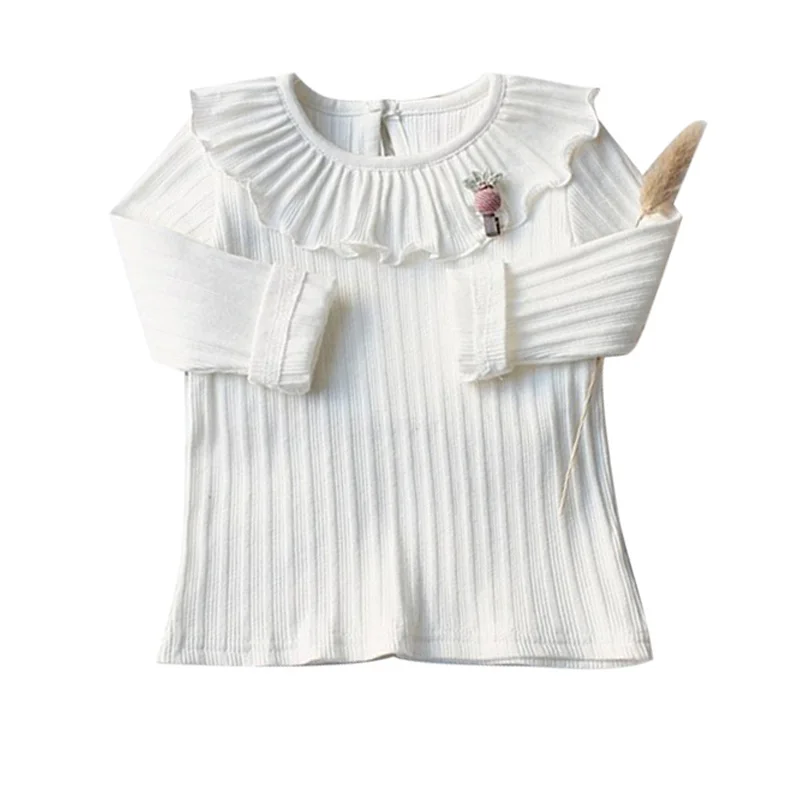 Kids Girls T Shirt Long Sleeves Cotton Baby Girls Tops Peter Pen Collar Girls Basic Shirt Spring Autumn Toddler Clothes BC281
Kids Girls T Shirt Long Sleeves Cotton Baby Girls Tops Peter Pen Collar Girls Basic Shirt Spring Autumn Toddler Clothes BC281