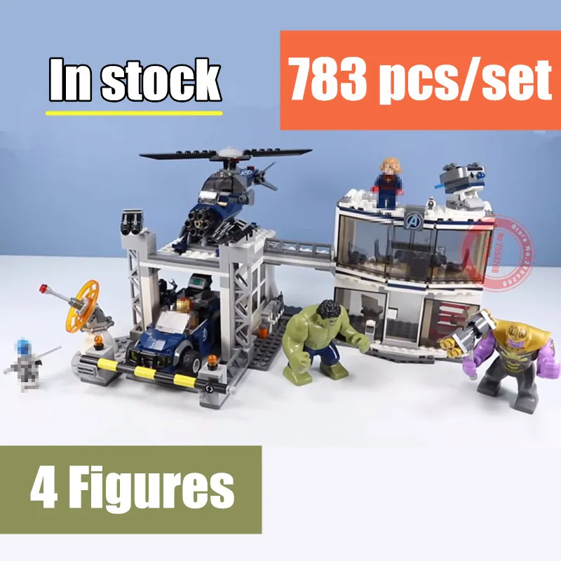 New Super Heroes Avengers Compound Battle fit legoings Avengers Endgame 76131 marvel Model Building Blocks Bricks Toys kid Gifts
New Super Heroes Avengers Compound Battle fit legoings Avengers Endgame 76131 marvel Model Building Blocks Bricks Toys kid Gifts