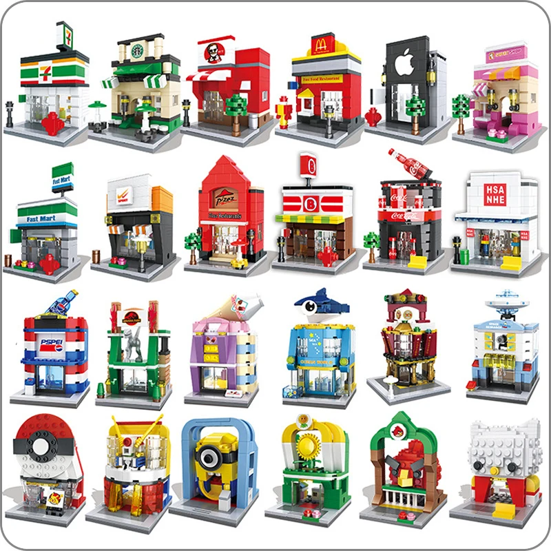 HSANHE City Mini Street Convenience Store Food Restaurant Flower Shop Museum Sea World Blocks Building Toy fit Legoings no box
HSANHE City Mini Street Convenience Store Food Restaurant Flower Shop Museum Sea World Blocks Building Toy fit Legoings no box