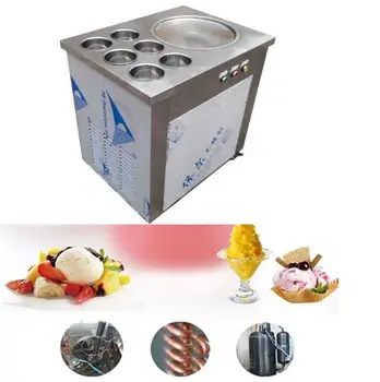 Free shipping 220v or 110v R22 or R410 Multi-function 740W Single Pan Fried Ice Cream Machine with 6 Cooling Storage Barrel
Free shipping 220v or 110v R22 or R410 Multi-function 740W Single Pan Fried Ice Cream Machine with 6 Cooling Storage Barrel