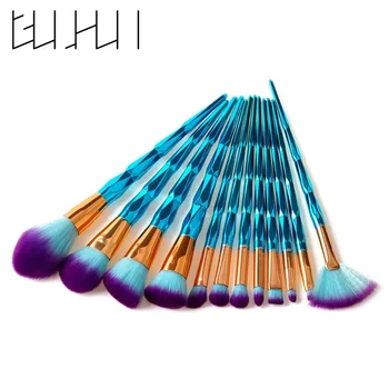 Diamond Makeup Brushes Aqua Blue Eyebrow Brush Set Synthetic Foundation Eye Shadow Powder Blending Makeup Tools pincel unicornio
Diamond Makeup Brushes Aqua Blue Eyebrow Brush Set Synthetic Foundation Eye Shadow Powder Blending Makeup Tools pincel unicornio