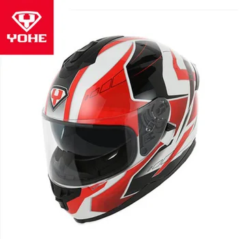 2019 Winter New Safety Cap YOHE Full Face Motorcycle Helmet YH967-2 Double Lens Motorbike Helmets Made of ABS and PC Lens Visor
2019 Winter New Safety Cap YOHE Full Face Motorcycle Helmet YH967-2 Double Lens Motorbike Helmets Made of ABS and PC Lens Visor
