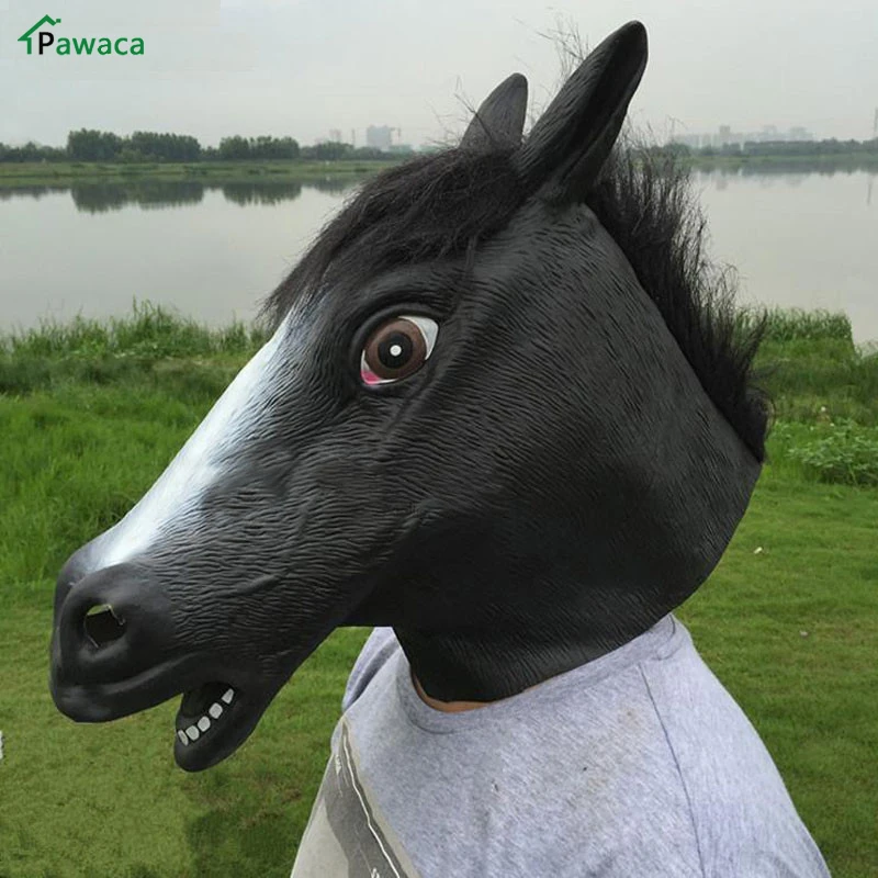 2017 Animals Horse Head Mask Head Latex Mask Halloween Costume Full Head Mask Latex Realistic Crazy Rubber Super Party Halloween
2017 Animals Horse Head Mask Head Latex Mask Halloween Costume Full Head Mask Latex Realistic Crazy Rubber Super Party Halloween