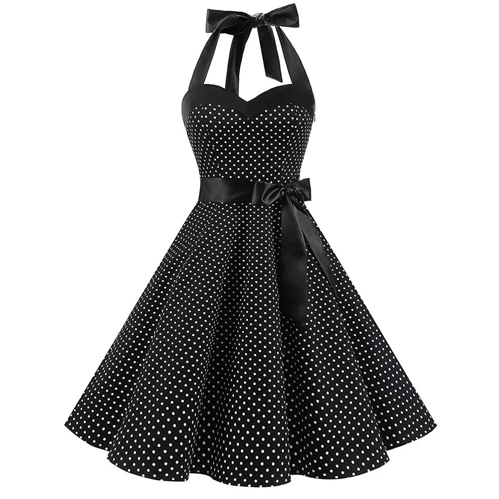 Women Summer Casual Vintage Dot Printing Sleeveless Bandage Evening Party Swing Ball Gown Dress Drop Shipping
Women Summer Casual Vintage Dot Printing Sleeveless Bandage Evening Party Swing Ball Gown Dress Drop Shipping