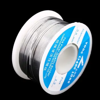

Wholesale 0.8mm 100g Tin Lead Melt Rosin Core Solder Soldering Wire Reel ,20pcs /lot