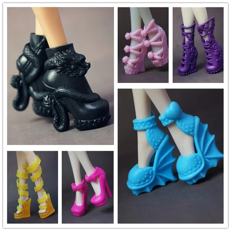 Original Doll Shoes / Different Styles Fashion Morden High Heeled Sandal Accessories For Monster high Doll Toys Xmas
Original Doll Shoes / Different Styles Fashion Morden High Heeled Sandal Accessories For Monster high Doll Toys Xmas