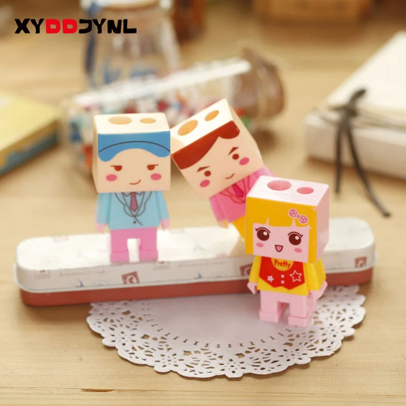 1Pcs Creative Villain Manual Pencil Sharpener with Two Holes Kawaii Cartoon DIY Assembly Double Hole Pencil Sharpener Eraser
1Pcs Creative Villain Manual Pencil Sharpener with Two Holes Kawaii Cartoon DIY Assembly Double Hole Pencil Sharpener Eraser