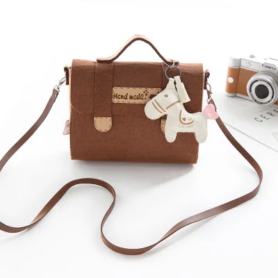 Non-woven Free-cutting Preppy Style Satchel Felt DIY Package Handmade Gift Decoration sewing needle felting Pony Bag diy packag
Non-woven Free-cutting Preppy Style Satchel Felt DIY Package Handmade Gift Decoration sewing needle felting Pony Bag diy packag