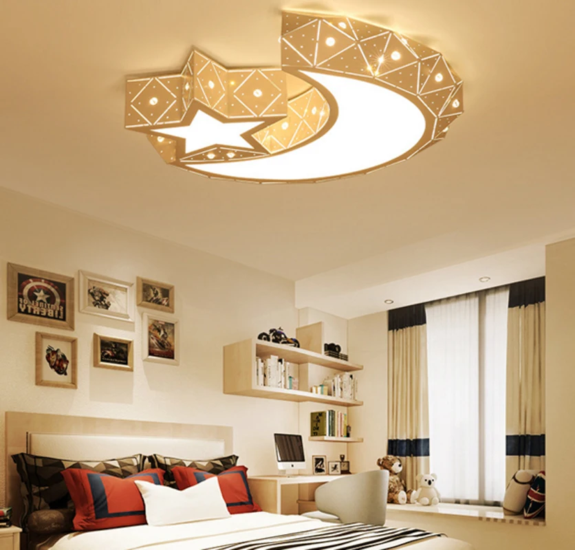 ZYY Modern minimalist creative moon lamp ceiling lamp Iron LED indoor children warm bedroom lamp 45*10CM 24W
ZYY Modern minimalist creative moon lamp ceiling lamp Iron LED indoor children warm bedroom lamp 45*10CM 24W