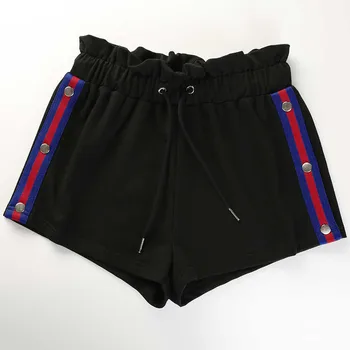Women Shorts Fashion Side Button Split Shorts Summer Casual Patchwork Elastic Waist Shorts
Women Shorts Fashion Side Button Split Shorts Summer Casual Patchwork Elastic Waist Shorts