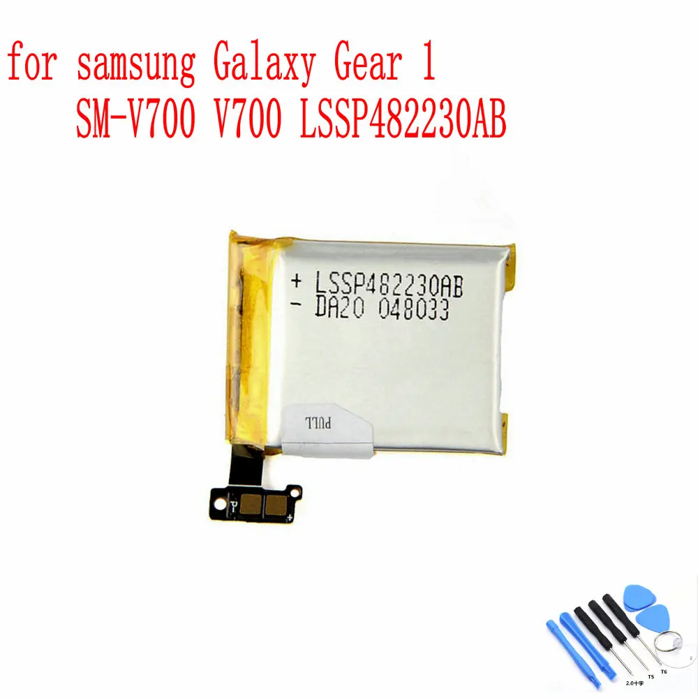 100% NEW Original LSSP482230AB Battery for Samsung Galaxy Gear 1st Smartwatch SM-V700 V700 Smart watch battery
100% NEW Original LSSP482230AB Battery for Samsung Galaxy Gear 1st Smartwatch SM-V700 V700 Smart watch battery