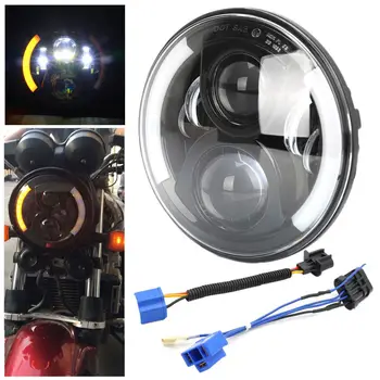 7" LED Motorcycle Headlamp With Left Turn Signal Right Turn Signal Function For Motorcycle Glide Street
7" LED Motorcycle Headlamp With Left Turn Signal Right Turn Signal Function For Motorcycle Glide Street