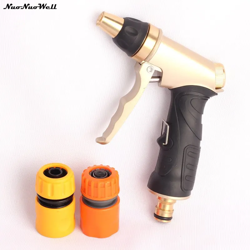 Newest High Pressure Pure Copper Golden Water Gun Multi Function Easy Install Garden Water Hose Car Washing Metal Sprayer Gun
Newest High Pressure Pure Copper Golden Water Gun Multi Function Easy Install Garden Water Hose Car Washing Metal Sprayer Gun