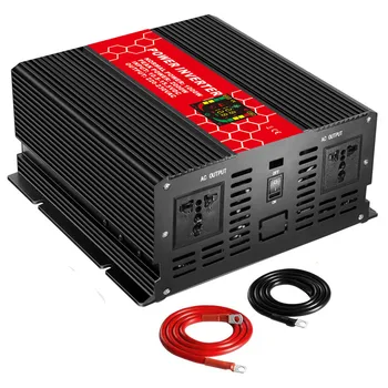 Smart inverter 12V/24V to 220V/110V 100W-3000W With digital display inverter Vehicle inverter converter Car converter
Smart inverter 12V/24V to 220V/110V 100W-3000W With digital display inverter Vehicle inverter converter Car converter