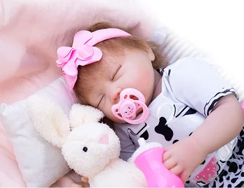 Reborn silicone dolls 20"48cm soft touch reborn babies alive sleeping baby dolls toys for children gift bambola reborn bonecas
Reborn silicone dolls 20"48cm soft touch reborn babies alive sleeping baby dolls toys for children gift bambola reborn bonecas