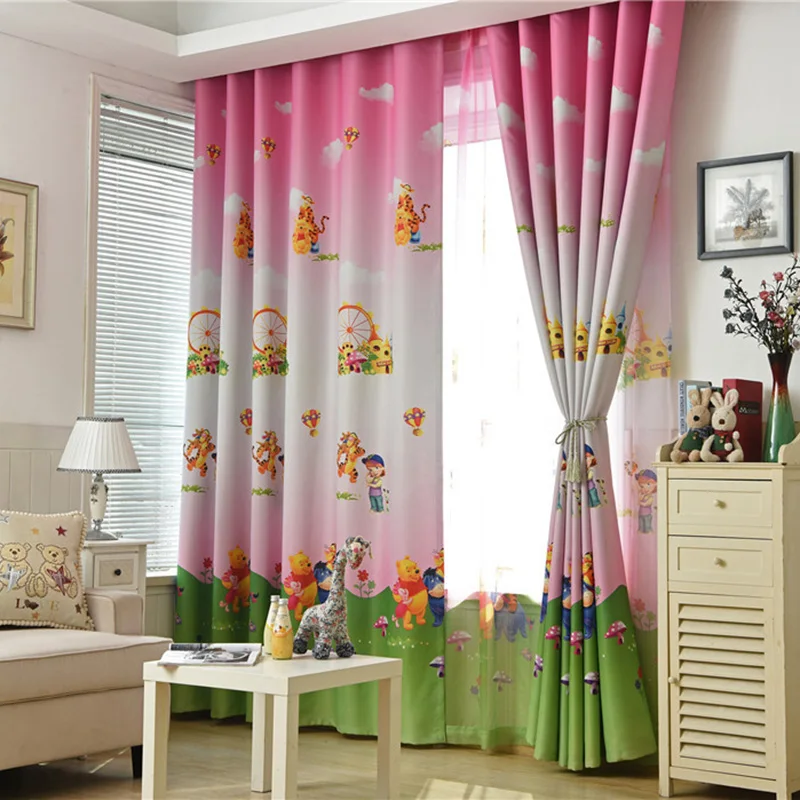 Pink/ Blue American Style Cartoon Character Bear Curtains for Kids Bedroom Children Window Treatments Custom Green Fabric Blind
Pink/ Blue American Style Cartoon Character Bear Curtains for Kids Bedroom Children Window Treatments Custom Green Fabric Blind