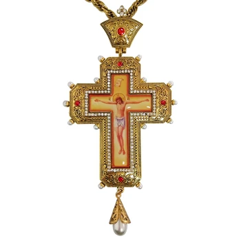 New orthodox pectoral cross of pope john paul ii russian greece crucifix religious icon Byzantine art church Baptismal gift
New orthodox pectoral cross of pope john paul ii russian greece crucifix religious icon Byzantine art church Baptismal gift