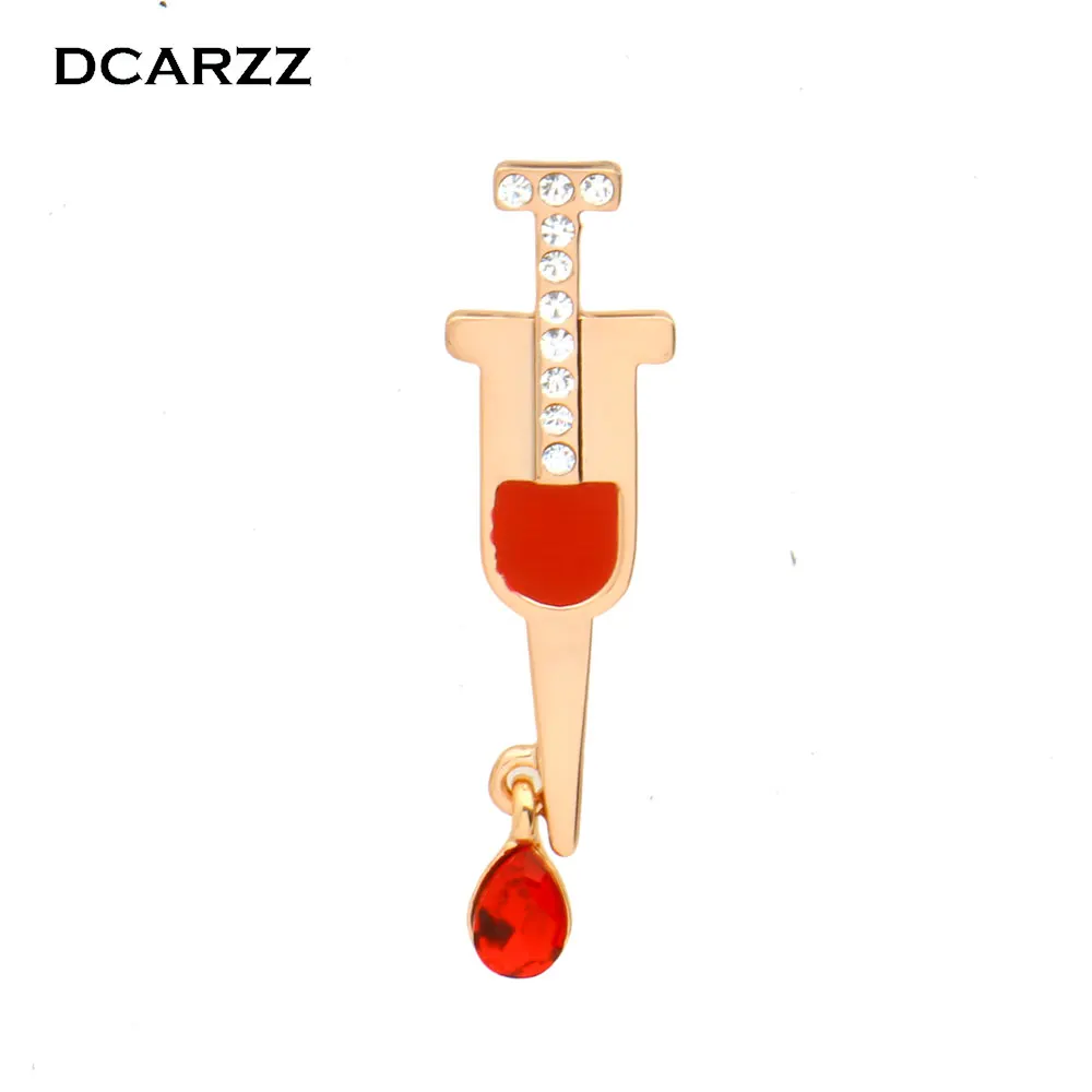 DCARZZ 3 Colors Syringe Pin Brooches Nurse Doctor Graduating student gift Pins Crystal Jewelry Accessories Women Enamel Pins
DCARZZ 3 Colors Syringe Pin Brooches Nurse Doctor Graduating student gift Pins Crystal Jewelry Accessories Women Enamel Pins