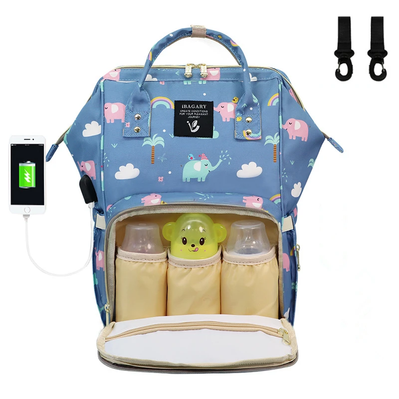 Newborn baby diaper bag Mummy bag travel backpack large capacity multi-function USB waterproof
Newborn baby diaper bag Mummy bag travel backpack large capacity multi-function USB waterproof