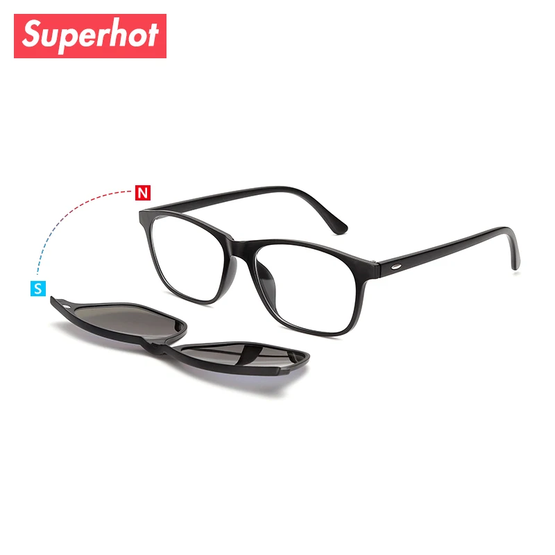 Superhot Eyewear - TR90 Spectacle frames Supe light weight Eyeglasses with Magnet Polarized Sun Clips Men Women Unisex TR2209
Superhot Eyewear - TR90 Spectacle frames Supe light weight Eyeglasses with Magnet Polarized Sun Clips Men Women Unisex TR2209