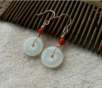 Natural Jade A Jade Earrings Long Jade Earrings Earrings Bend Ornaments Fancy Jade Ring Earrings
Natural Jade A Jade Earrings Long Jade Earrings Earrings Bend Ornaments Fancy Jade Ring Earrings