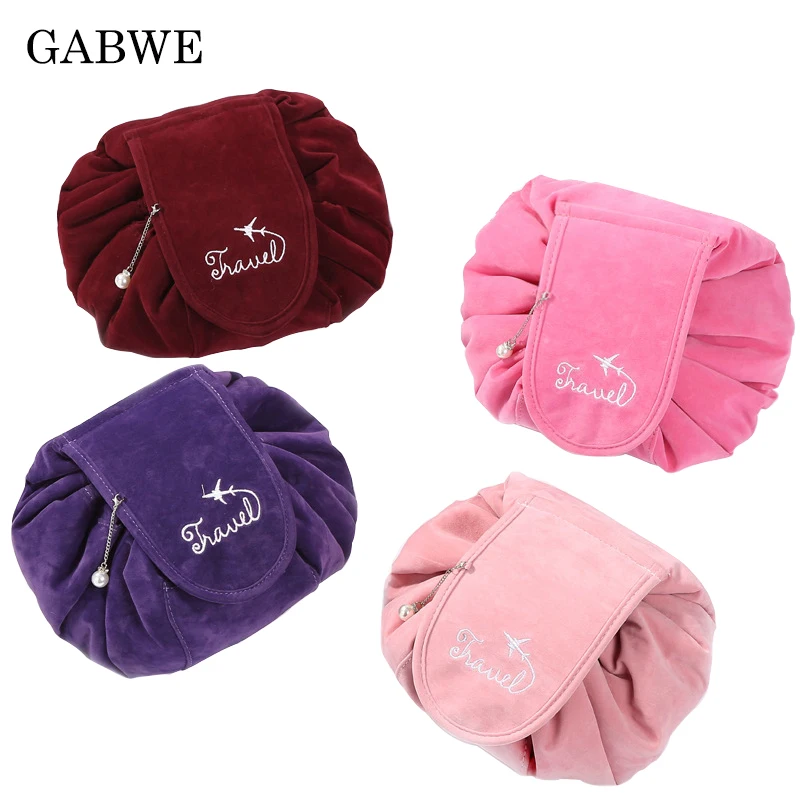 GABWE New Plush Makeup Case Magic Drawstring Cosmetic Bag Female Travel Make Up Bag Organizer Storage Pouch Toiletry Wash Kit
GABWE New Plush Makeup Case Magic Drawstring Cosmetic Bag Female Travel Make Up Bag Organizer Storage Pouch Toiletry Wash Kit