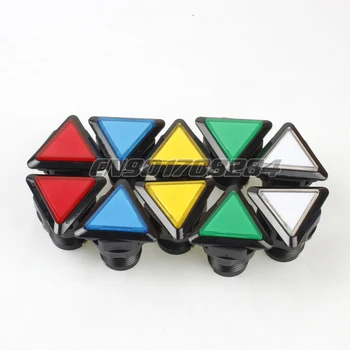 10x Jiu Man Triangle LED Illuminated Push Buttons Switch For Arcade Video Games Bingo Games Machine Parts Mame Jamma
10x Jiu Man Triangle LED Illuminated Push Buttons Switch For Arcade Video Games Bingo Games Machine Parts Mame Jamma