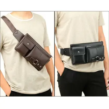 NEW Men's Genuine Leather Black Fanny Pack Waist Bag Hip Belt Pouch Travel Purse
NEW Men's Genuine Leather Black Fanny Pack Waist Bag Hip Belt Pouch Travel Purse
