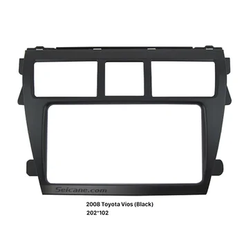Seicane Black 202*102mm Double Din Car Radio DVD panel Fascia for 2008 Toyota Vios Stereo Dash Installation Kit
Seicane Black 202*102mm Double Din Car Radio DVD panel Fascia for 2008 Toyota Vios Stereo Dash Installation Kit