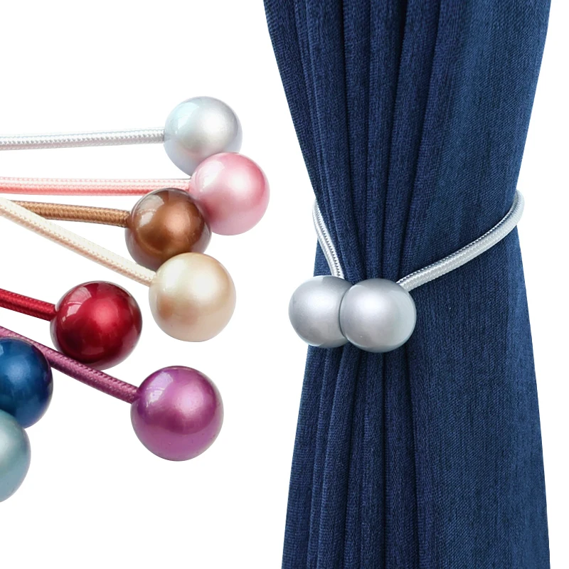 2 PCS Creative Candy Ball Magnetic Curtain Tiebacks Window Drapery Rope HoldBack with Stoving Varnish Ball for Drapes Decor
2 PCS Creative Candy Ball Magnetic Curtain Tiebacks Window Drapery Rope HoldBack with Stoving Varnish Ball for Drapes Decor