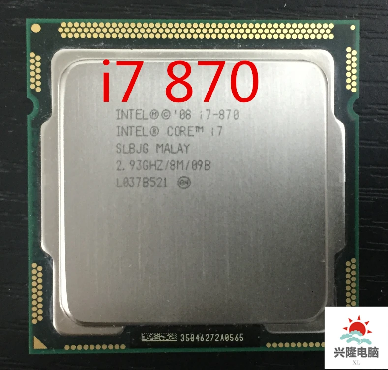 lntel Processor i7 870 Quad Core 2.93GHz TDP 95W LGA 1156 8MB Cache Desktop CPU (working 100% Free Shipping)
lntel Processor i7 870 Quad Core 2.93GHz TDP 95W LGA 1156 8MB Cache Desktop CPU (working 100% Free Shipping)