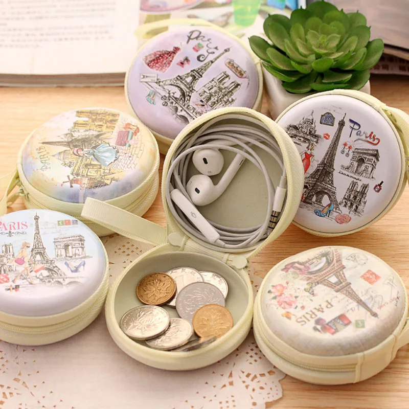 Paris style Print Coin Purse Earphone Storage Boxes Mini Cute Pattern Data Cable Organizer Portable Coin Storage Bag
Paris style Print Coin Purse Earphone Storage Boxes Mini Cute Pattern Data Cable Organizer Portable Coin Storage Bag