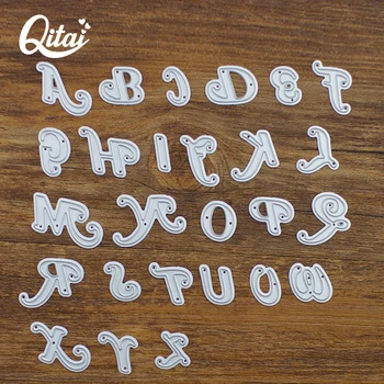QITAI Metal Cutting Dies 26pcs/pack Scrapbooking Creative Stencils English letters DIY Cards Decoration Embossing Template MD273
QITAI Metal Cutting Dies 26pcs/pack Scrapbooking Creative Stencils English letters DIY Cards Decoration Embossing Template MD273