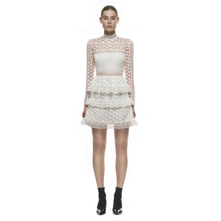 YiLin Kay High-end custom female clothing 2019 autumn/winter fashion runway style water soluble lace long sleeve dress
YiLin Kay High-end custom female clothing 2019 autumn/winter fashion runway style water soluble lace long sleeve dress