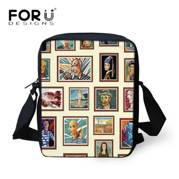 FORUDESIGNS Small Messenger Bags Art Gallery Design Canvas Cross-body Bags for Women Casual Travel Daypack Kids Handbags Bookbag
FORUDESIGNS Small Messenger Bags Art Gallery Design Canvas Cross-body Bags for Women Casual Travel Daypack Kids Handbags Bookbag
