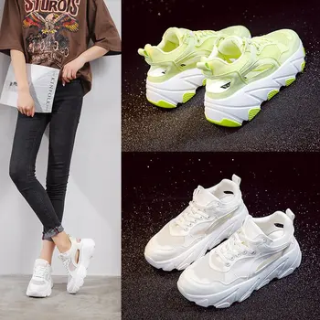 Casual Shoes Women Chunky Sneakers Platform zapatos de mujer Breathable Fashion Mesh chaussures femme Ladies footware Patchwork
Casual Shoes Women Chunky Sneakers Platform zapatos de mujer Breathable Fashion Mesh chaussures femme Ladies footware Patchwork