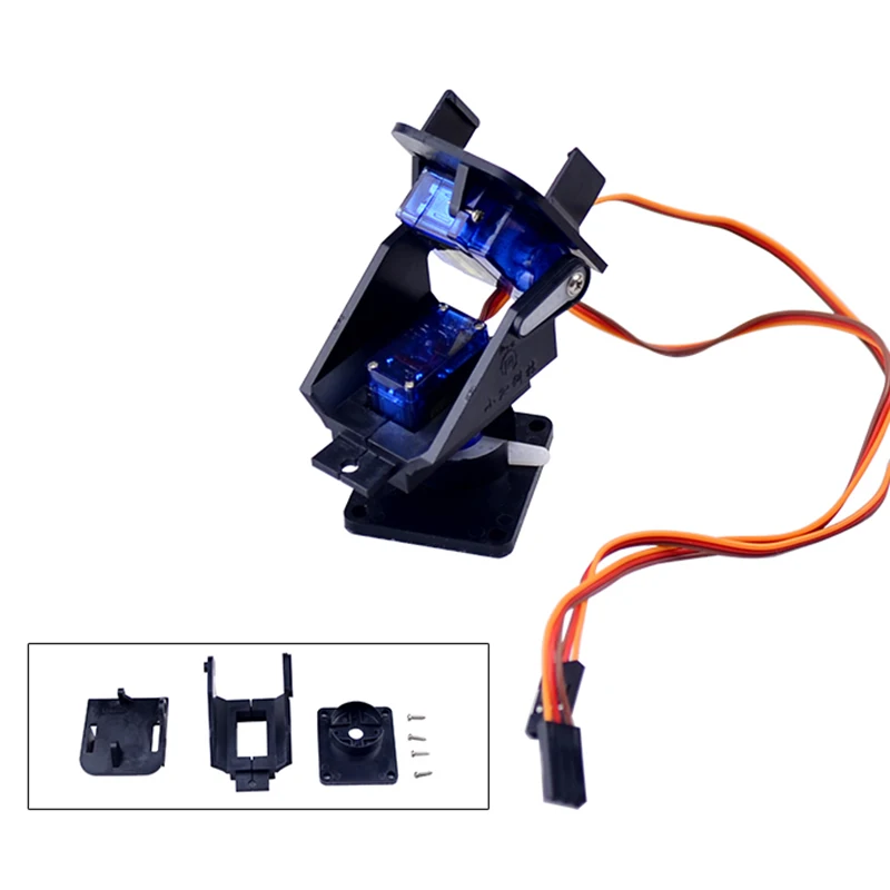 

2 Axis Servo Gimbal FPV PTZ Mount Sets Camera Platform Tilt Support 9g for RC Robot Cars