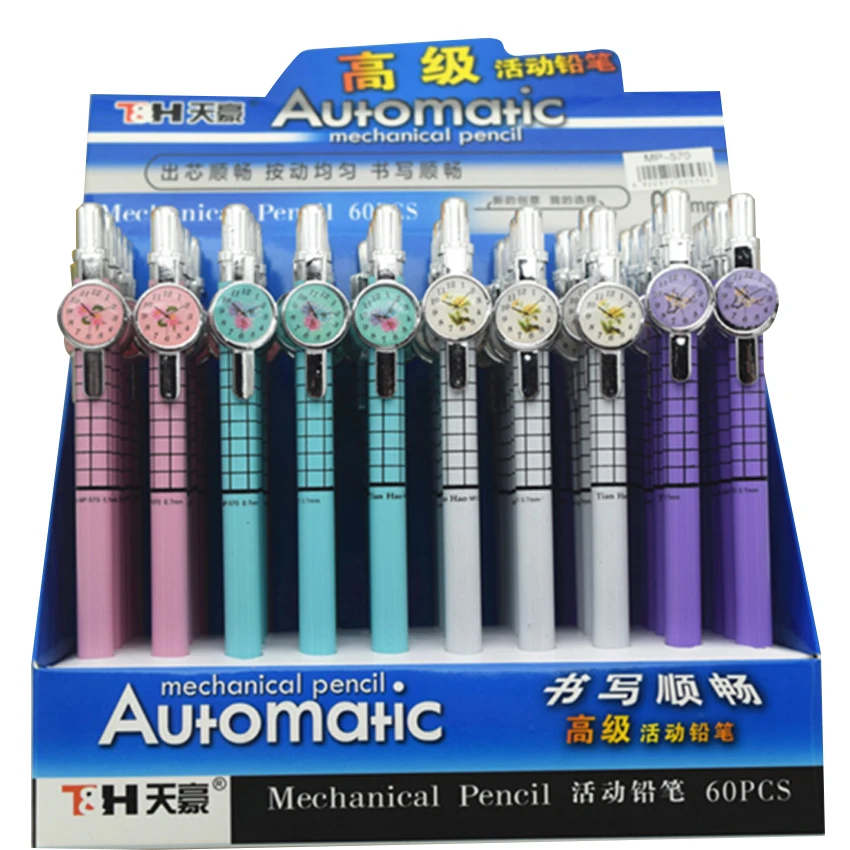 30pcs/lot Cute Clock Decoration Mechanical Pen Automatic Drawing Pencil Kids Gifts Prize Stationey 0.7mm Wholesale
30pcs/lot Cute Clock Decoration Mechanical Pen Automatic Drawing Pencil Kids Gifts Prize Stationey 0.7mm Wholesale